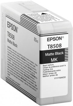 T8508 Matte Black UltraChrome HD ink 80ml, C13T850800
